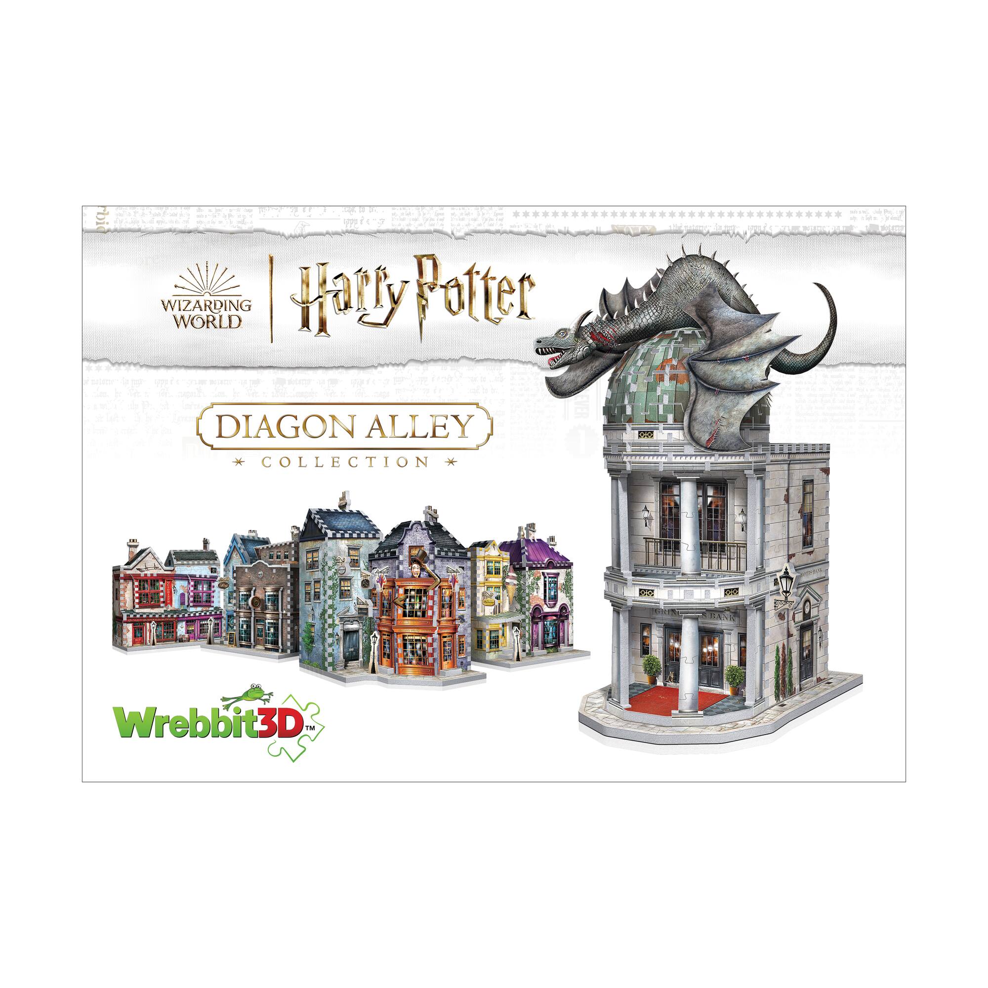 Harry Potter Diagon Alley Collection - Gringotts Bank 3D Puzzle: 300 Pcs